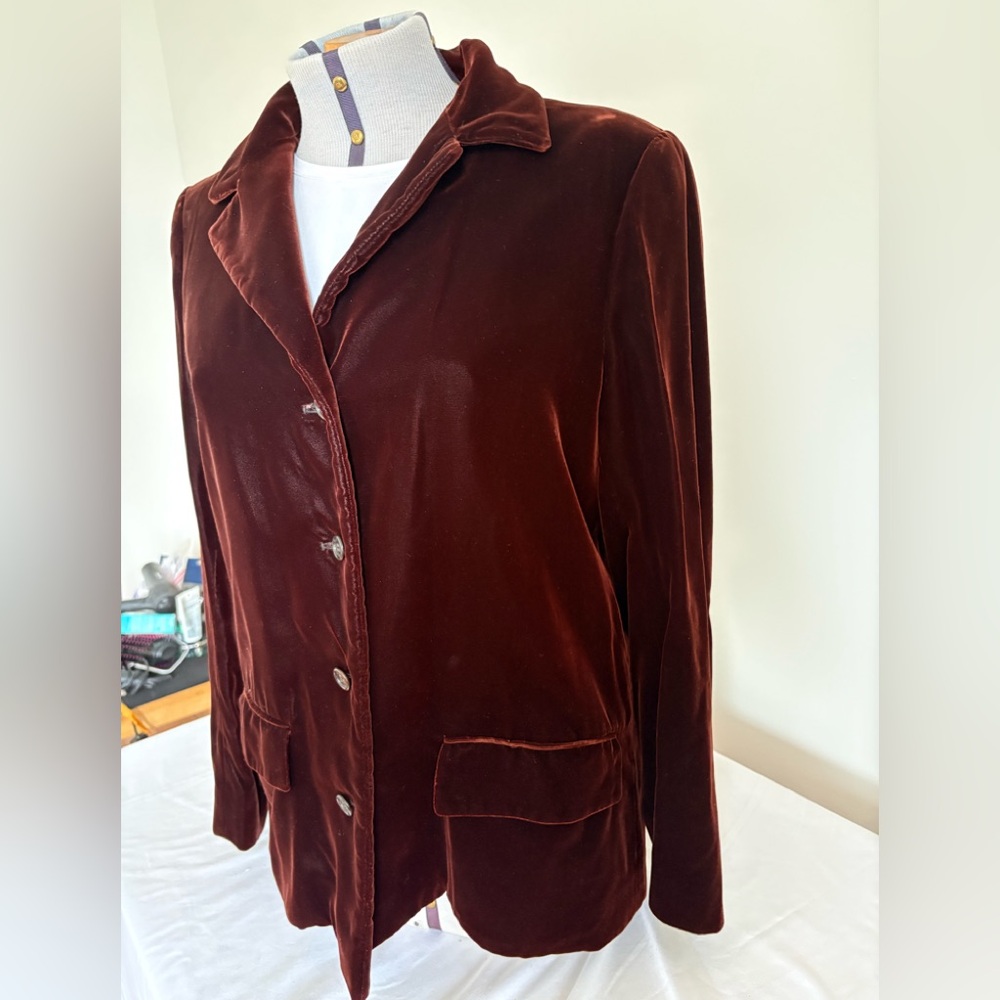 Calvin Klein Velvet Blazer